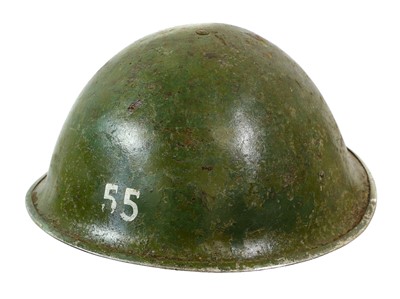 Lot 3109 - Seven British Second World War Turtle Helmets,...