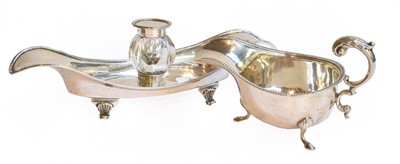 Lot 50 - A George V Silver Inkstand, by Charles Boyton...
