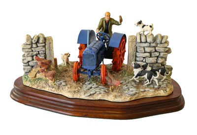 Lot 251 - Border Fine Arts 'New Technology Arrives Today' (Fordson Tractor)
