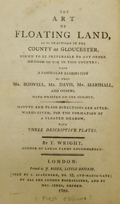 Lot 28 - [BOSWELL (George)] A Treatise on Watering...