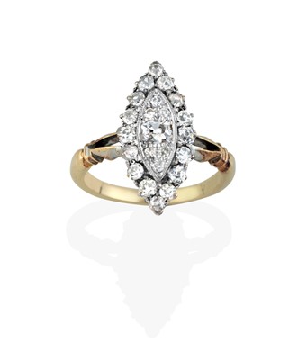 Lot 2315 - A Diamond Cluster Ring