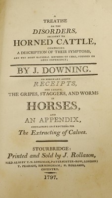 Lot 52 - DOWNING (Joseph) A Treatise on the Disorders...