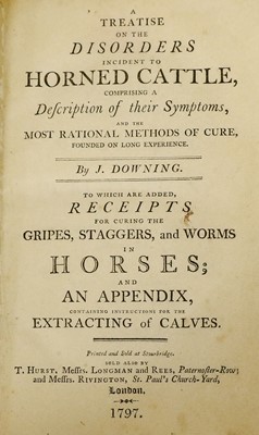 Lot 53 - DOWNING (Joseph) A Treatise on the Disorders...
