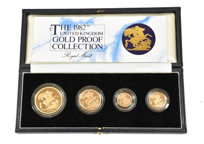 Lot 356 - Elizabeth II, Gold Proof Collection 1982,...