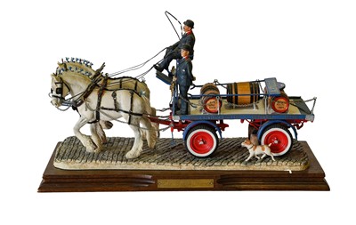 Lot 1058 - Border Fine Arts 'Gentle Giants' (Tetley's Dray) (Standard Edition)