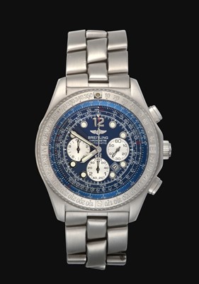 Lot 2228 - Breitling: A Stainless Steel Automatic Calendar Chronograph Wristwatch