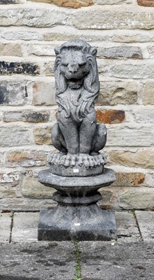 Lot 508 - A Cast Stone Heraldic Lion, in Renaissance...