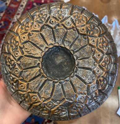Lot 137 - A Persian Tinned Copper Bowl, probably...