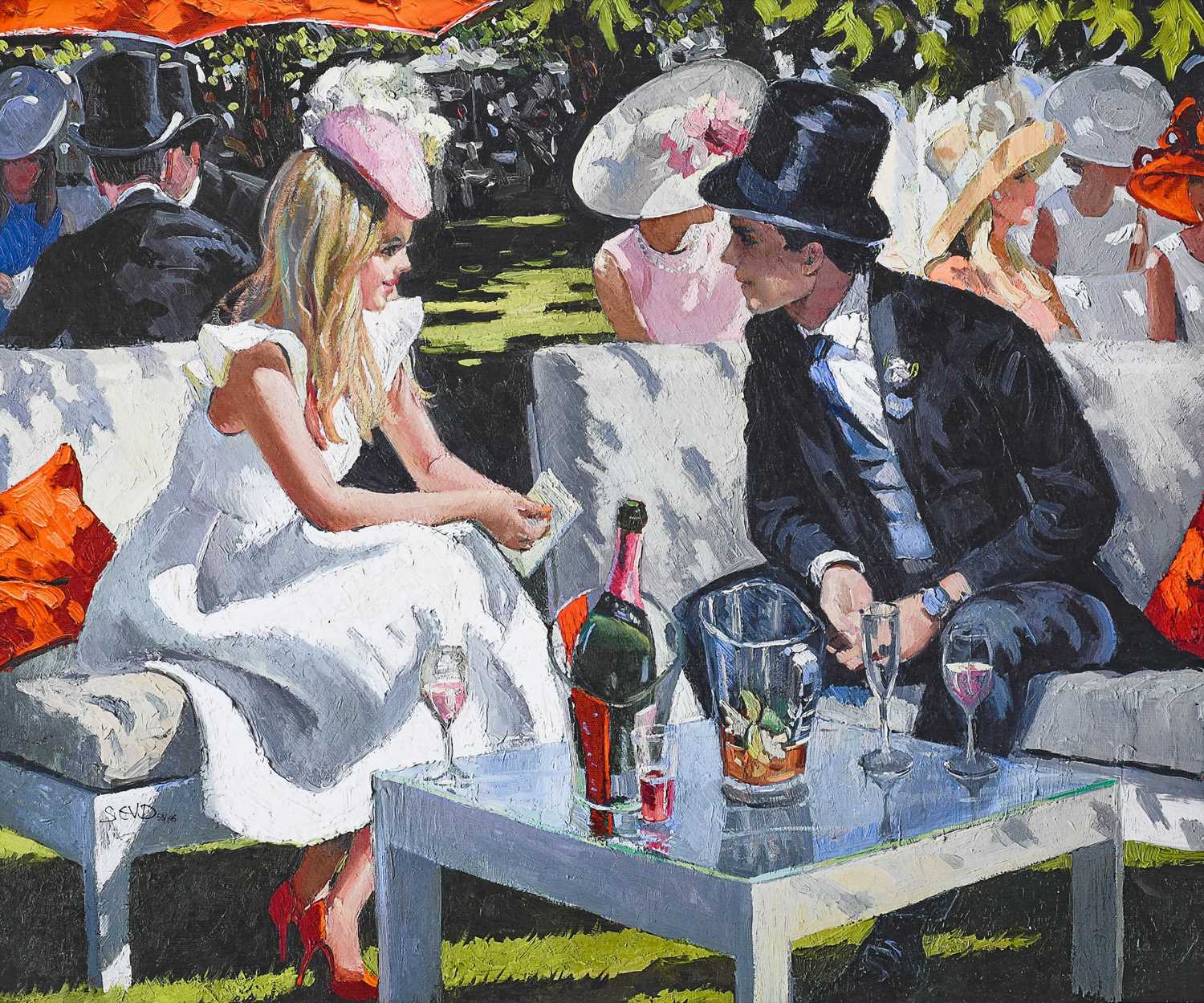 Lot 1004 - After Sherree Valentine Daines (b.1956) "Ascot...