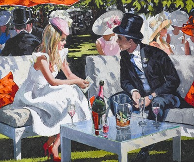 Lot 1004 - Sherree Valentine Daines (b.1956) "Ascot...