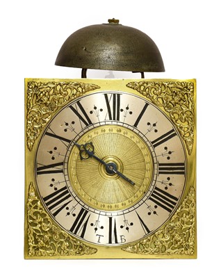 Lot 765 - An 8-inch Brass Dial Striking Hooded Wall...