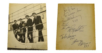 Lot 37 - Paul McCartney And Ringo Starr Autographs