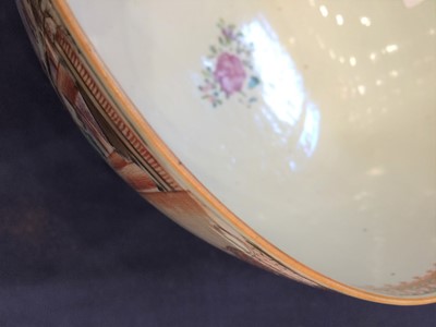 Lot 16 - A Chinese Porcelain Punch Bowl, Qianlong,...