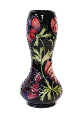 Lot 6 - A modern Moorcroft gourd shaped vase, Poppies,...
