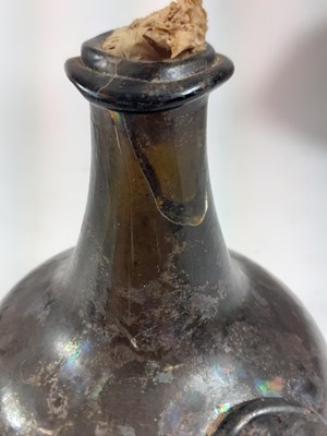 Lot 6 - A Small Sealed Wine Bottle, circa 1720, of...