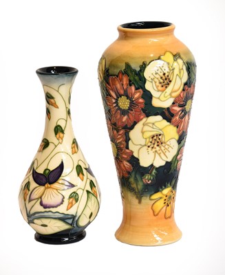 Lot 67 - A modern Moorcroft vase, Victoriana by Emma...