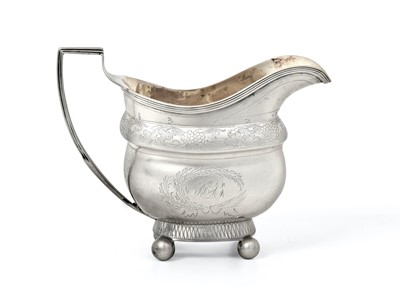 Lot 2076 - A George III Provincial Silver Cream-Jug