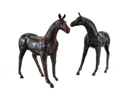 Lot 808 - A Leather Model of a Horse, possibly Liberty's,...