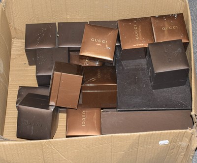 Lot 363 - A collection of Gucci boxes for wristwatches