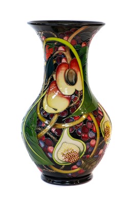 Lot 14 - A modern Moorcroft pottery vase in the Queens...