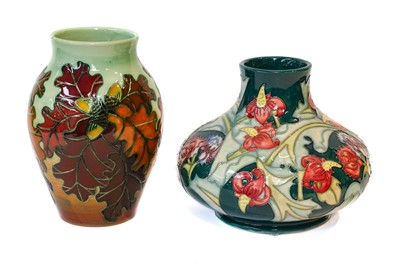 Lot 20 - A modern Moorcroft pottery vase decorated in...