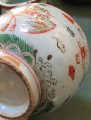 Lot 147 - A Chinese Provincial Porcelain Jar, probably...