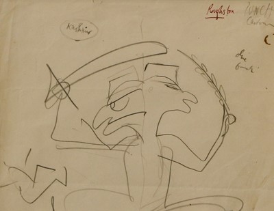 Lot 1147 - Ronald Searle CBE, HRWS (1920-2011) "Nehru, On...