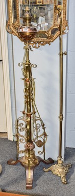 Lot 1268 - A 19th century brass and copper standard oil...