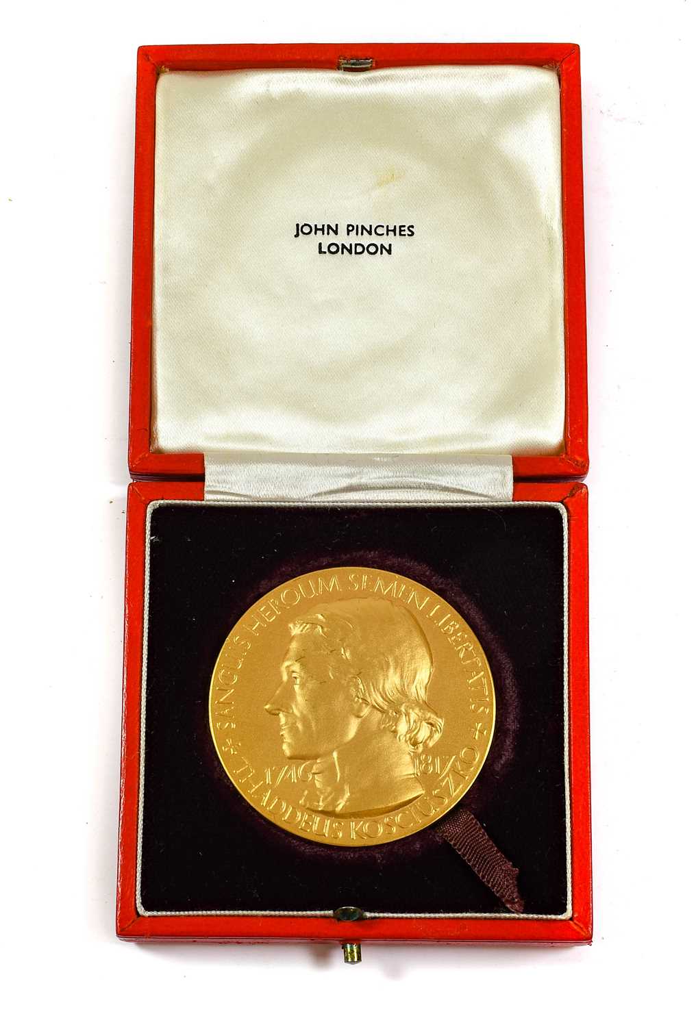 Lot 367 - Kosciuszko Centenary Committee Gold Medallion...