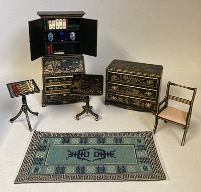 Lot 2253 - Modern Dolls House 1/12th Scale Chinoiserie...