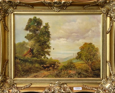 Lot 1004 - Tom Riley (contemporary) Country landscape...