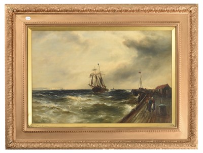 Lot 1098 - Gustav De Breanski (c.1856-1898) Shipping off...