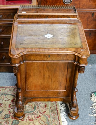 Lot 1223 - A good Victorian presentation Davenport in...