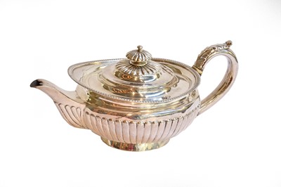 Lot 47 - A George III Silver Teapot, by Michael Starkey,...