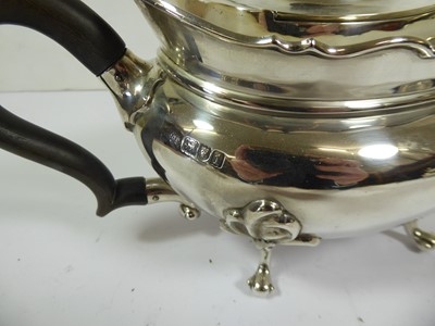 Lot 2145 - A Four-Piece Edward VII Silver Tea-Service