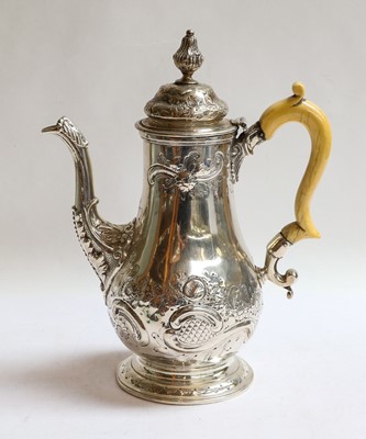 Lot 91 - A Victorian Silver Coffee-Pot, by Francis...