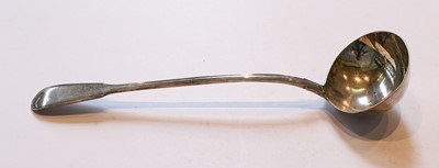 Lot 108 - A Victorian Silver Soup-Ladle, by William...