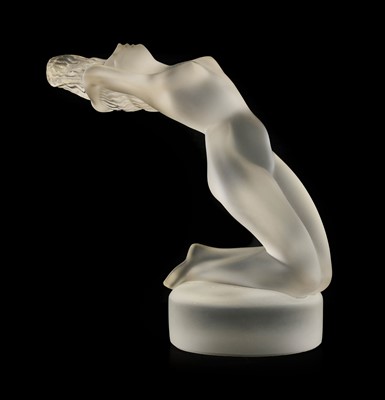 Lot 22 - A Post War Lalique Glass Chrysis Figure,...