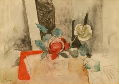 Lot 1039 - Tom Carr (1909-1999) Still life of flowers...