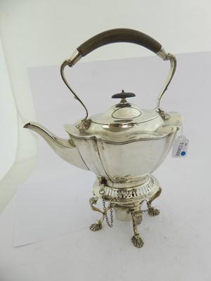 Lot 2143 - A Five-Piece George V Silver Tea and Coffee-Service