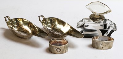 Lot 95 - A Collection of Assorted Silver, including: a...
