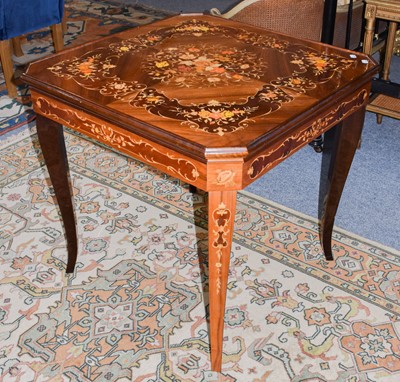 Lot 1164 - A reproduction Italian Roly games table,...