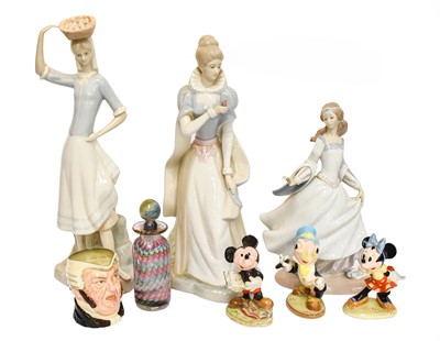 Lot 147 - Beswick pottery Disney models of Mickey and...