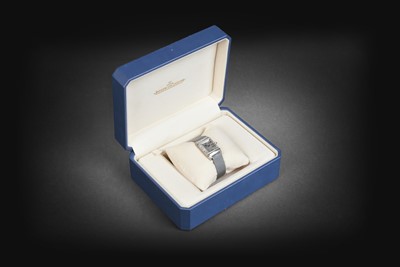 Lot 2239 - Jaeger LeCoultre: A Lady's 18 Carat White Gold Diamond Set Reverso Wristwatch