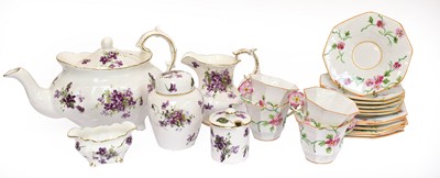 Lot 145 - A Hammersley china tea service together with a...