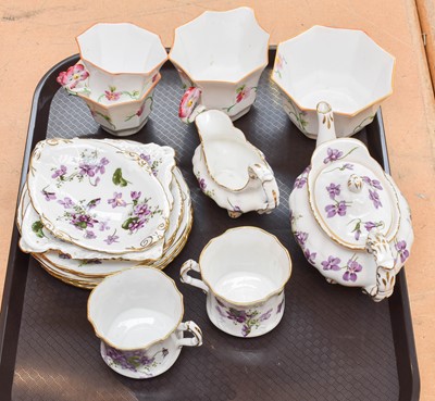 Lot 145 - A Hammersley china tea service together with a...