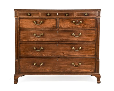 Lot 1249 - A George IV Mahogany, Crossbanded and...