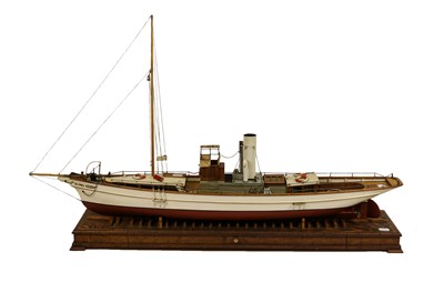 Lot 186 - Scratchbuilt Live Steam Model Boat 'Dirk'