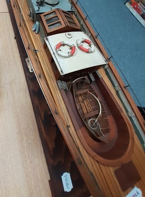Lot 186 - Scratchbuilt Live Steam Model Boat 'Dirk'