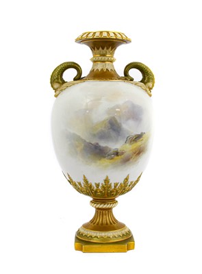 Lot 82 - A Royal Worcester Porcelain Vase, by John...